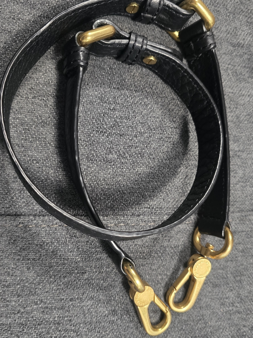 Marc By Marc Jacobs Black Leather Shoulder bag Strap